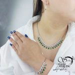 سرویس جواهری نقره ایتالیا عیار925 کد 16647