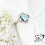 انگشتر فیروزه نقره طرح طلا کد 16751