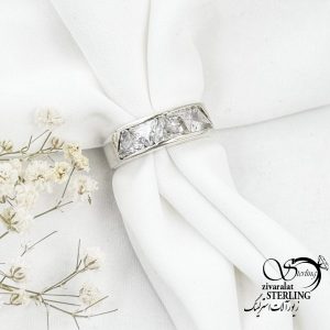 حلقه اسپرت نقره ایتالیا عیار925 کد 16803