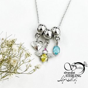 گردنبند فانتزی آویز سنجاقک کد 17024