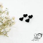 گوشواره قلب ریز مارک استیل کد 17431