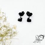 گوشواره میخی قلب ریز استیل کد 17432