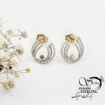گوشواره میخی طرح طلا برند ژوپینگ کد 17464