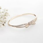 دستبند النگویی ژوپینگ طرح پاپیون کد 17522