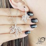 نیمست آویز برگ مارک ژوپینگ کد 17541