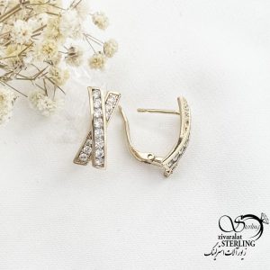 گوشواره کلیپسی ژوپینگ طرح ضرب در کد 17624