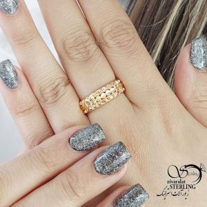 انگشتر ژوپینگ طرح طلا کد 17649