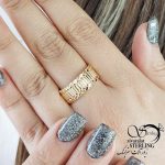 انگشتر ژوپینگ طرح طلا کد 17704