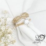 حلقه پشت حلقه ژوپینگ نگین الماسی کد 17706