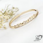 دستبند النگویی گلریز ژوپینگ با نگین اتمی کد 17781