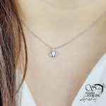 گردنبند نقره طرح تاج عیار925 کد 17849