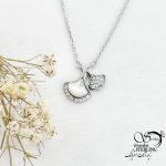 گردنبند طرح کلاسیک با نقره 925عیار کد 17858