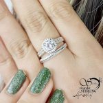 حلقه پشت حلقه نقره ساخت ایتالیا کد 17961