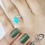 انگشتر نقره فیروزه عیار925 کد 18029