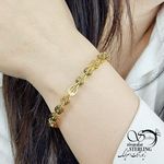 دستبند استیل طرح طلا کد 11796