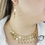 سرویس مجلسی پولکی طرح طلا کد 18408