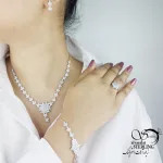 سرویس نقره 925 عیار ساخت ایتالیا طرح کلاسیک کد 18532