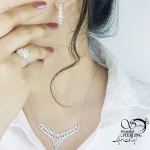 سرویس جواهری نقره ساخت ایتالیا عیار925 کد 18536