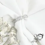 انگشتر نقره دور نگین عیار925 کد 18637