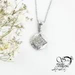 گردنبند نقره ایتالیا طرح کلاسیک کد 18643