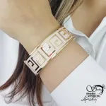 دستبند النگویی مجلسی طرح ورساچه کد 18731