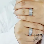 حلقه ست قول نگین جواهری کد 18829
