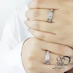 حلقه ست مردانه و زنانه طرح کلاسیک کد 18830