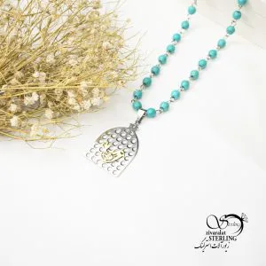 گردنبند رولباسی مرغ آمین کد 5523 گردنبند رولباسی مرغ آمین کد 5523