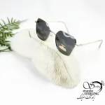 عینک دودی مشکی دور طلایی مارک Polarized کد 19067