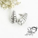 گوشواره فانتزی طرح حلزونی کد 17085