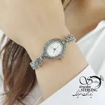 ساعت نقره سیاه قلم نقره 925 عیار ایتالیا کد 19426