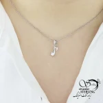 گردنبند ملودی نقره با عیار925 کد 19558