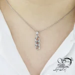 گردنبند نقره آویز کارتیر عیار925 کد 19565