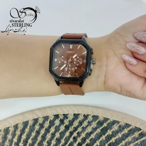 ساعت بند سیلیکونی قهوه ای (مگنتی) برند HERYI کد 19932