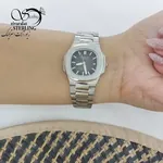 ساعت زنانه Patek Philippe (پتک فیلیپ) صفحه مشکی استیل کد 19990