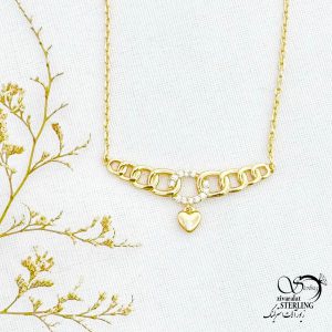 گردنبند کارتیر آویز قلب مارک ژوپینگ کد 13774 گردنبند کارتیر آویز قلب مارک ژوپینگ کد 13774