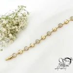 دستبند مجلسی طرح طلا مارک ژوپینگ کد 19759