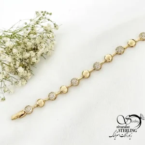 دستبند مجلسی طرح طلا مارک ژوپینگ کد 19759