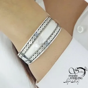 دستبند النگویی آینه ای کلاسیک (اسپرت) کد 19861