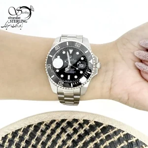 ساعت مردانه برند ROLEX (رولکس) صفحه مشکی کد 20011