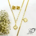 سرویس آویز ونکلیف طلایی کد 20055