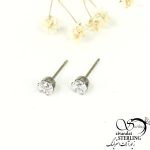 گوشواره استیل میخی متوسط کد 7613
