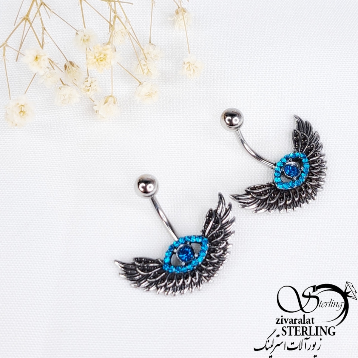 10775-d986d8a7d981-210-2d8aad8a7-copy.jpg پیرسینگ ناف طرح چشم رنگ ثابت کد 10775