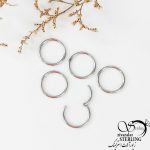 گوشواره استیل حلقه ای بزرگ کد 11604