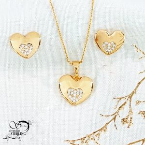 نیمست ژوپینگ آیینه ای طرح قلب کد 11908