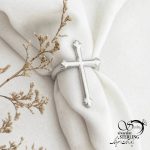 انگشتر فری سایز صلیب سفید کد 12688