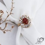 انگشتر طرح عقیق برند طلاروس کد 13394