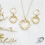نیمست قلب طرح دار برند ژوپینگ کد 13781
