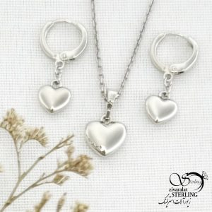 نیمست ژوپینگ آویز قلب آیینه ای کد 14648