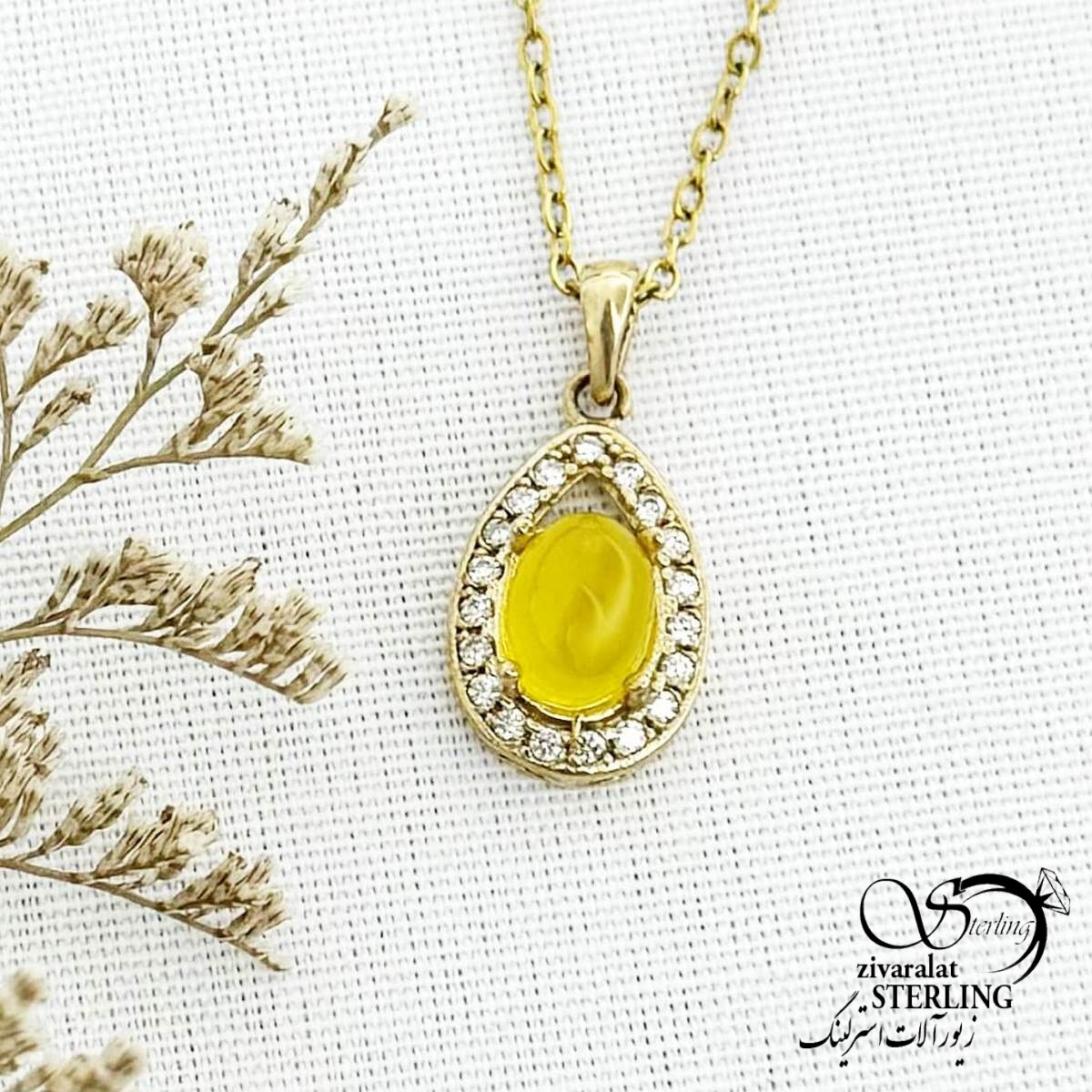 14681-d8a8d8afd988d986-d8b2d986d8acdb8cd8b1-d8b7-250-copy.jpg گردنبند اشکی طلاروس سنگ شرف الشمس کد 14681